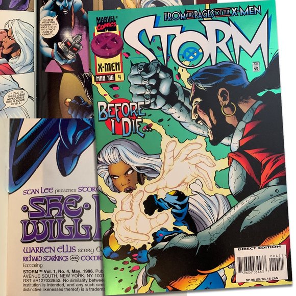 MARVEL XMEN LIMITED SERIES STORM -Issues 1-2-3-4 COMPLETE SET - Picture 5 of 5
